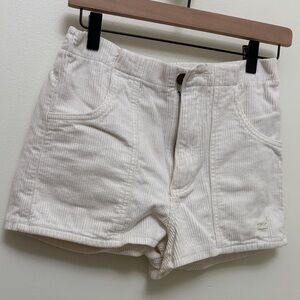 Billabong Cream Corduroy Shorts